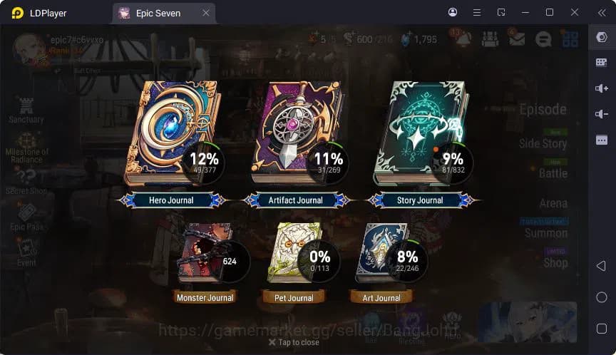 Epic Seven Accounts Global Unverif | 6ML | (Landy,Tieria,Veronica,Roan image 19