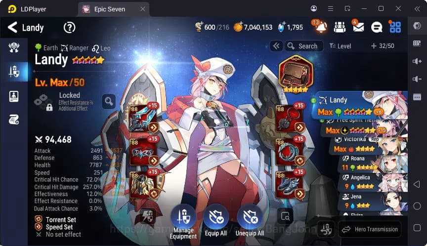 Epic Seven Accounts Global Unverif | 6ML | (Landy,Tieria,Veronica,Roan image 20