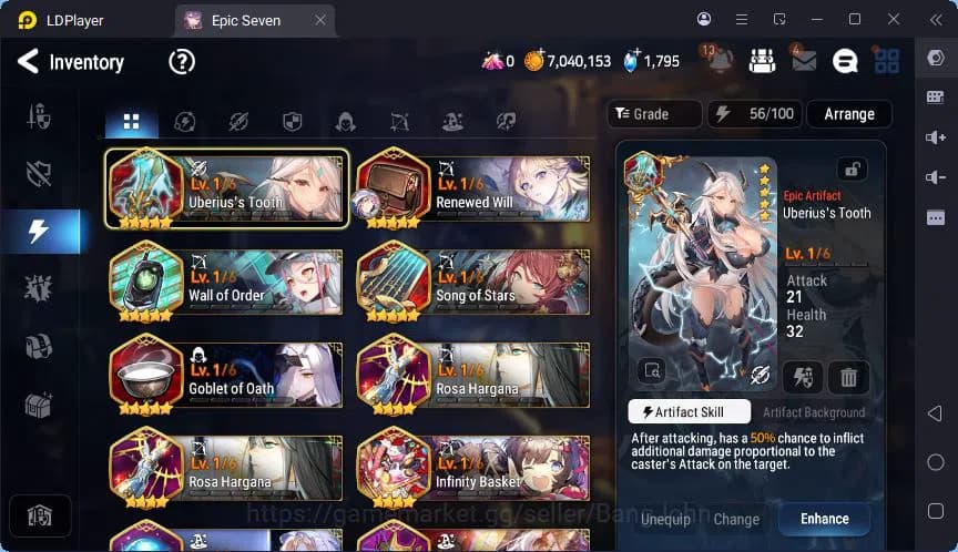 Epic Seven Accounts Global Unverif | 6ML | (Landy,Tieria,Veronica,Roan image 7