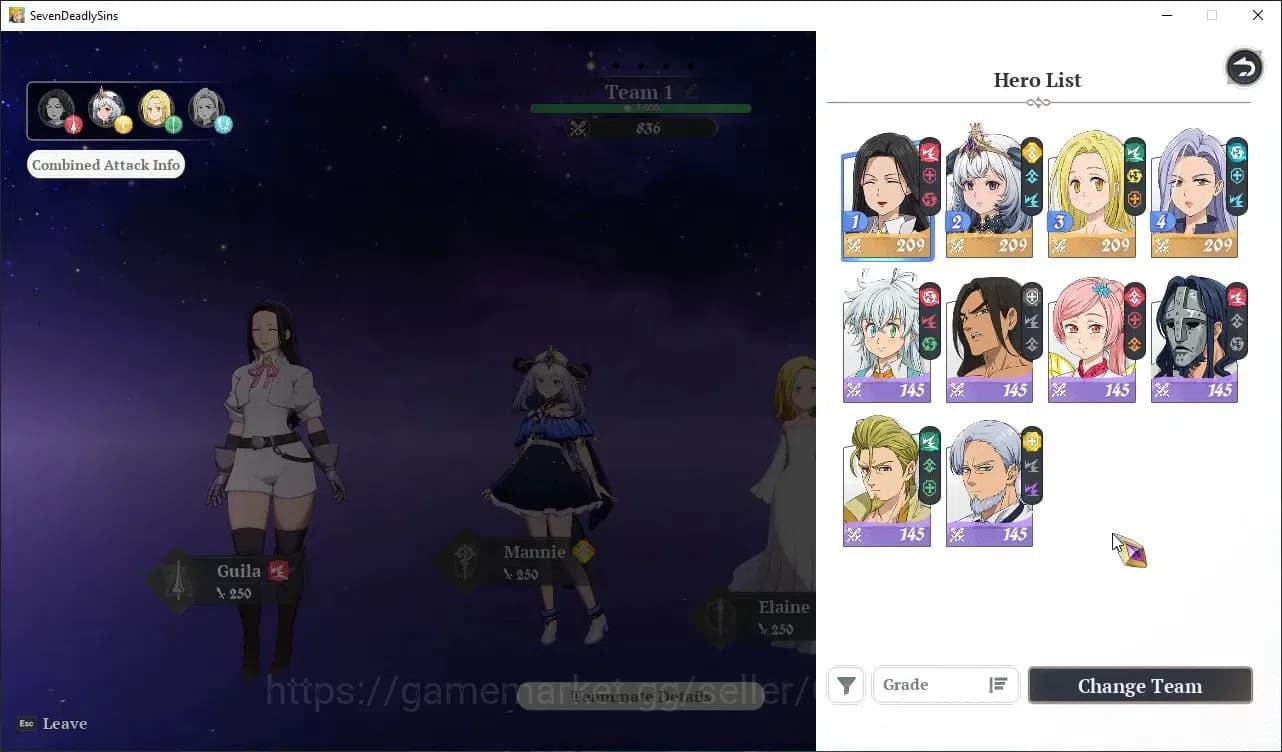 The Seven Deadly Sins: Origin Accounts EU |Fresh Starter Lvl 2| 4 SSR| Guila, Mannie, Ela image 1