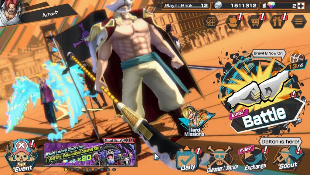 One Piece Bounty Rush Accounts Global|5EX 1MAX|GP Edward Newgate,DD Shanks,FR Sha image 1