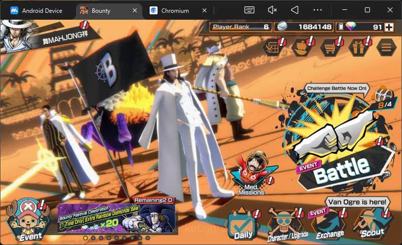 One Piece Bounty Rush Accounts GLOBAL|5 EX|5elders Saturn,Gear5 Luffy,GP Edward N image 1