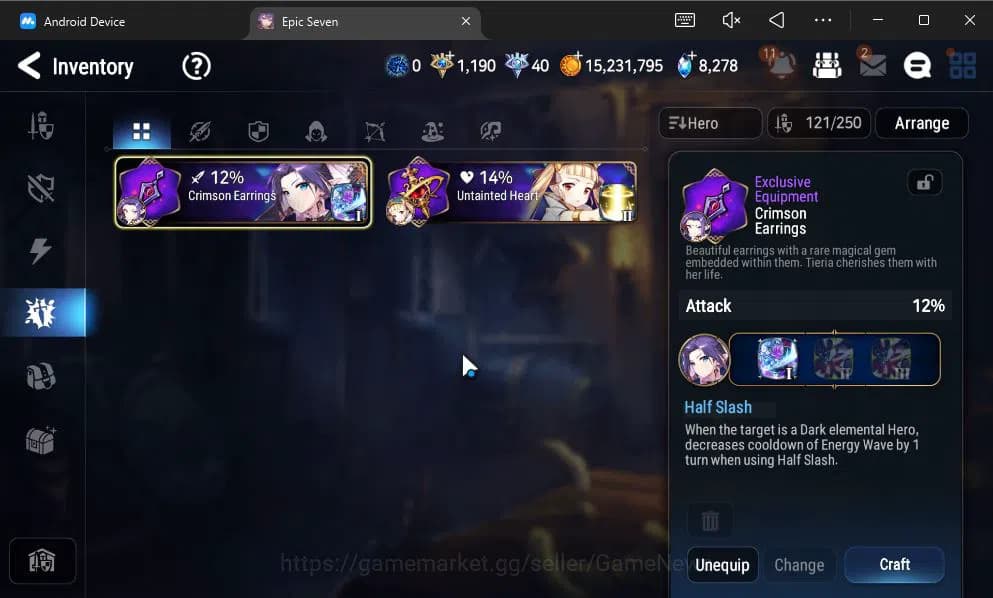 Epic Seven Accounts GLOBAL Unverif|8 ML(Salome,NM Luna,Har Setti,Etc)+ image 11