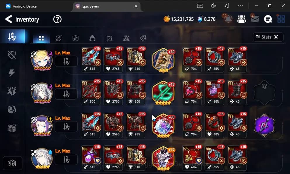 Epic Seven Accounts GLOBAL Unverif|8 ML(Salome,NM Luna,Har Setti,Etc)+ image 14