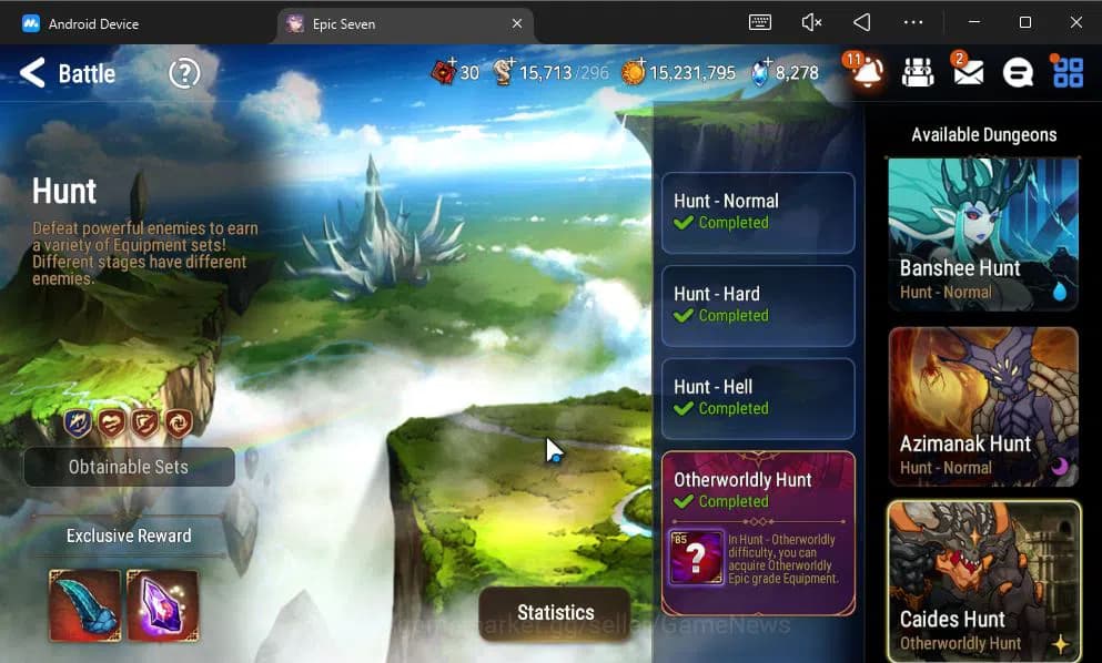 Epic Seven Accounts GLOBAL Unverif|8 ML(Salome,NM Luna,Har Setti,Etc)+ image 20