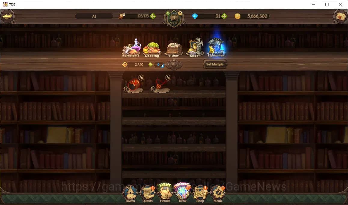 The Seven Deadly Sins: Grand Cross Accounts Asia|483K CC|31 DM|3 UR + Collab ReZero|Meresca,DK image 3