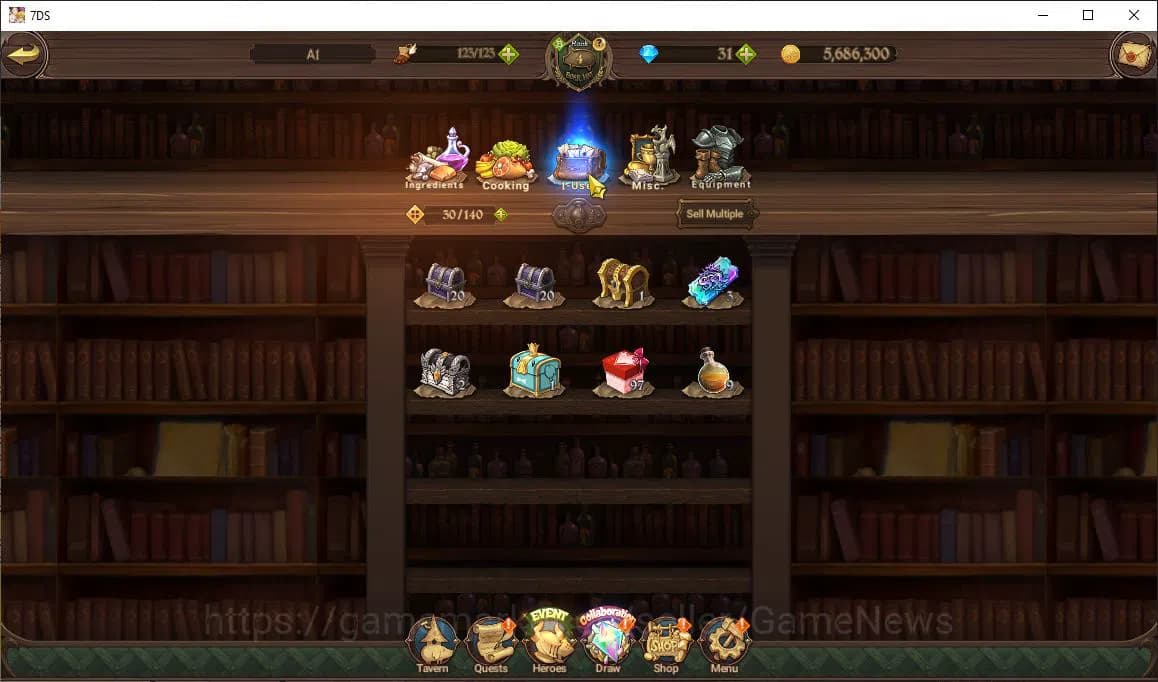 The Seven Deadly Sins: Grand Cross Accounts Asia|483K CC|31 DM|3 UR + Collab ReZero|Meresca,DK image 5