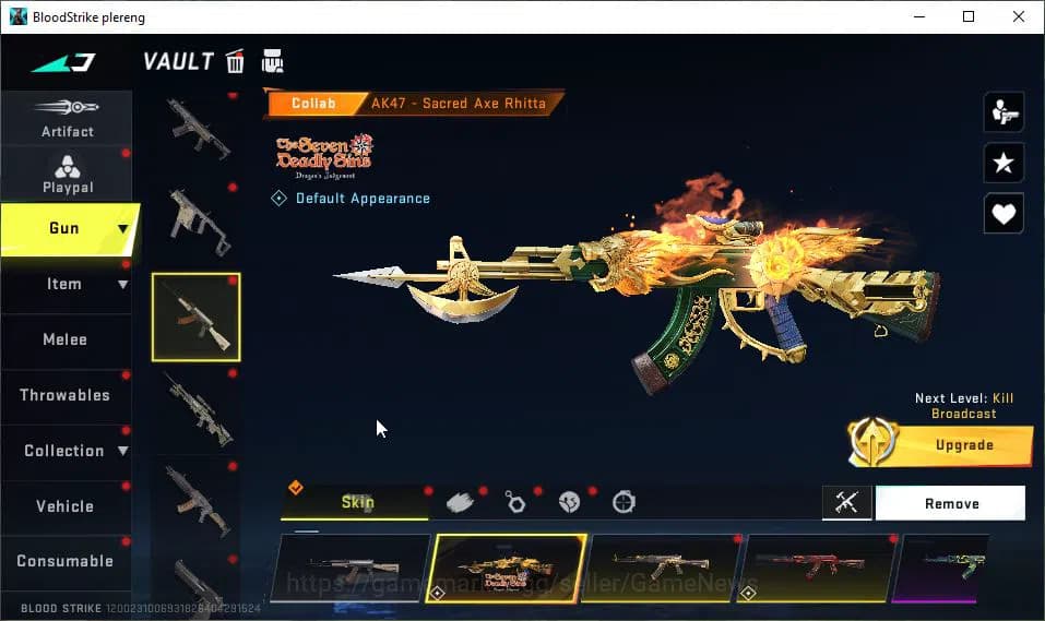 Blood Strike Accounts ASIA|6 ULTRA[VAL,UMP45 Lv4,QBZ95,INP-9,DEagle,Gloc image 13