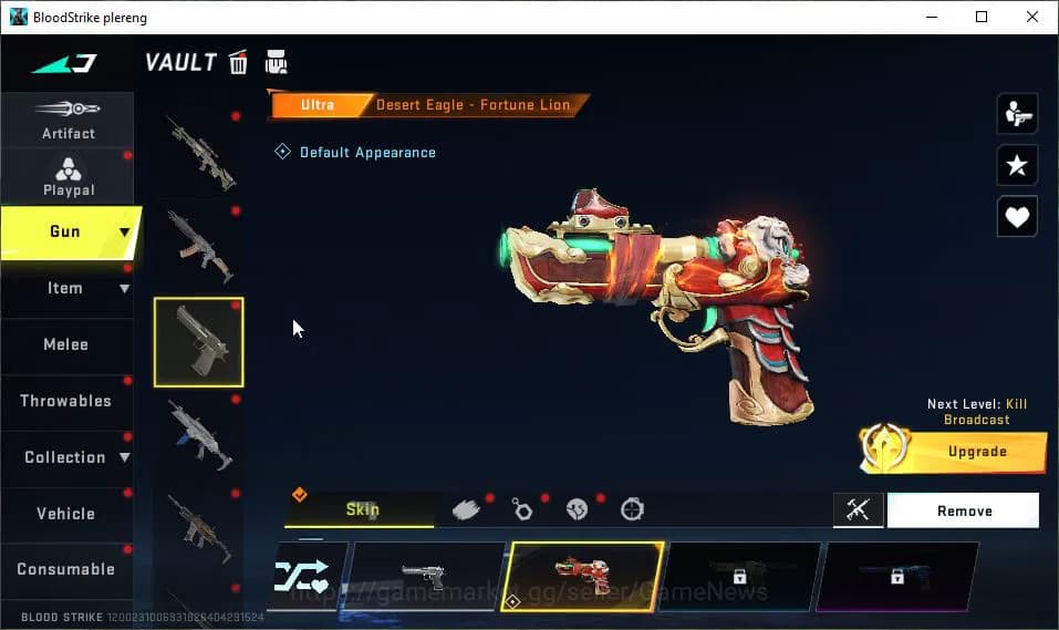 Blood Strike Accounts ASIA|6 ULTRA[VAL,UMP45 Lv4,QBZ95,INP-9,DEagle,Gloc image 14
