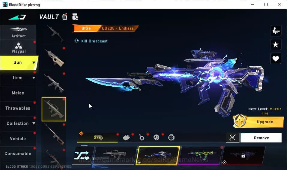 Blood Strike Accounts ASIA|6 ULTRA[VAL,UMP45 Lv4,QBZ95,INP-9,DEagle,Gloc image 19