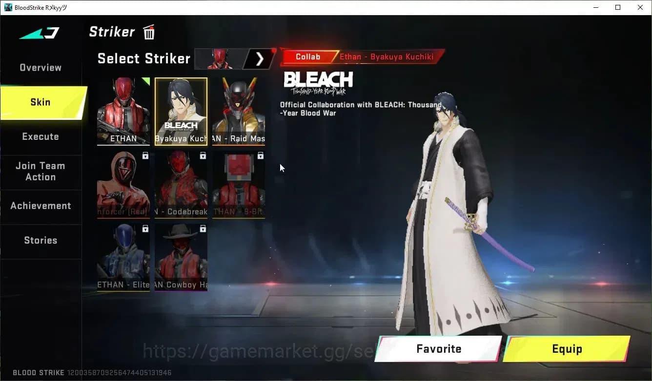 Blood Strike Accounts ASIA|Collab 7DS Karl98,QBZ95,BLEACH Byakuya+3 ULTR image 3