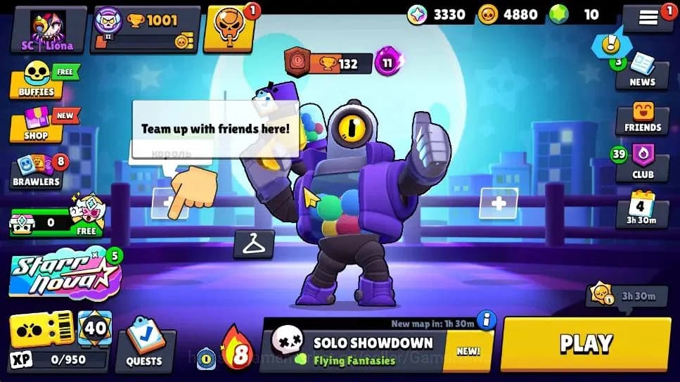 Brawl Stars Accounts 1001 Trophy|3,3K Bling|14 Brawlers 2 Max Lvl [Shel image 1
