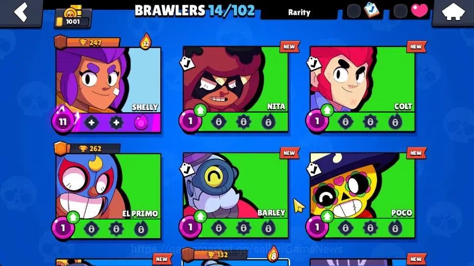 Brawl Stars Accounts 1001 Trophy|3,3K Bling|14 Brawlers 2 Max Lvl [Shel image 8