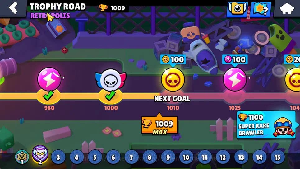 Brawl Stars Accounts 1009 Trophy | 13 Brawlers 2 MAX Lvl | 2 Epic [Moon image 11