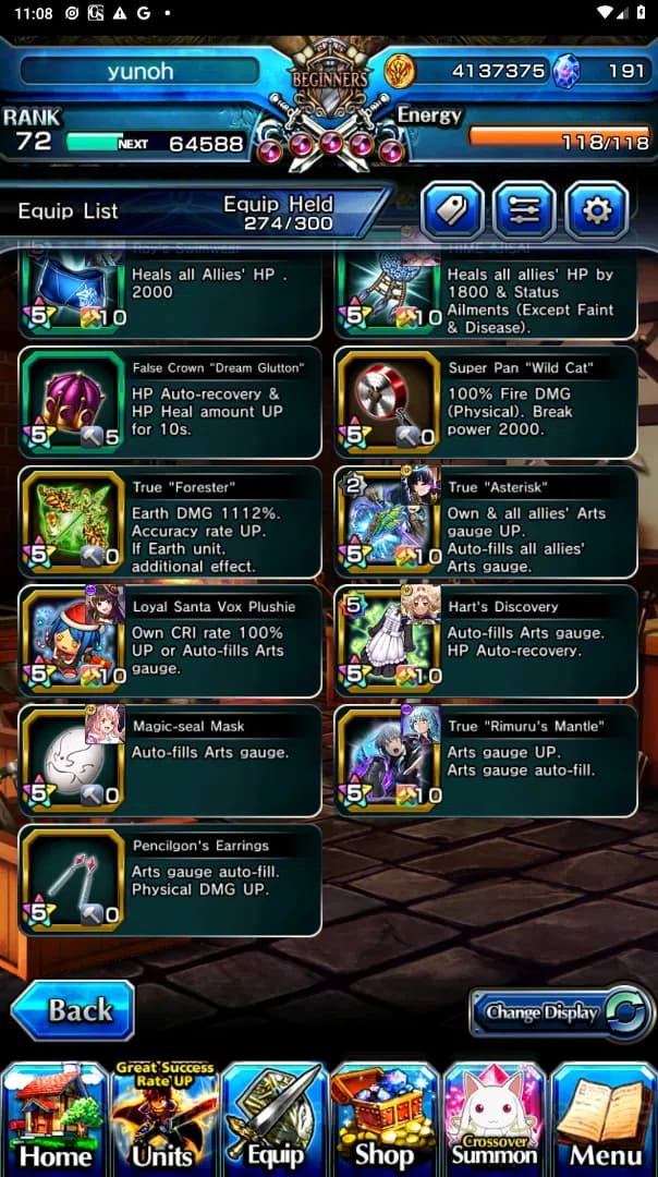 Grand Summoners Accounts Global| Ascend 16| Shadow, Islid HP, DLS Rimuru, B image 12