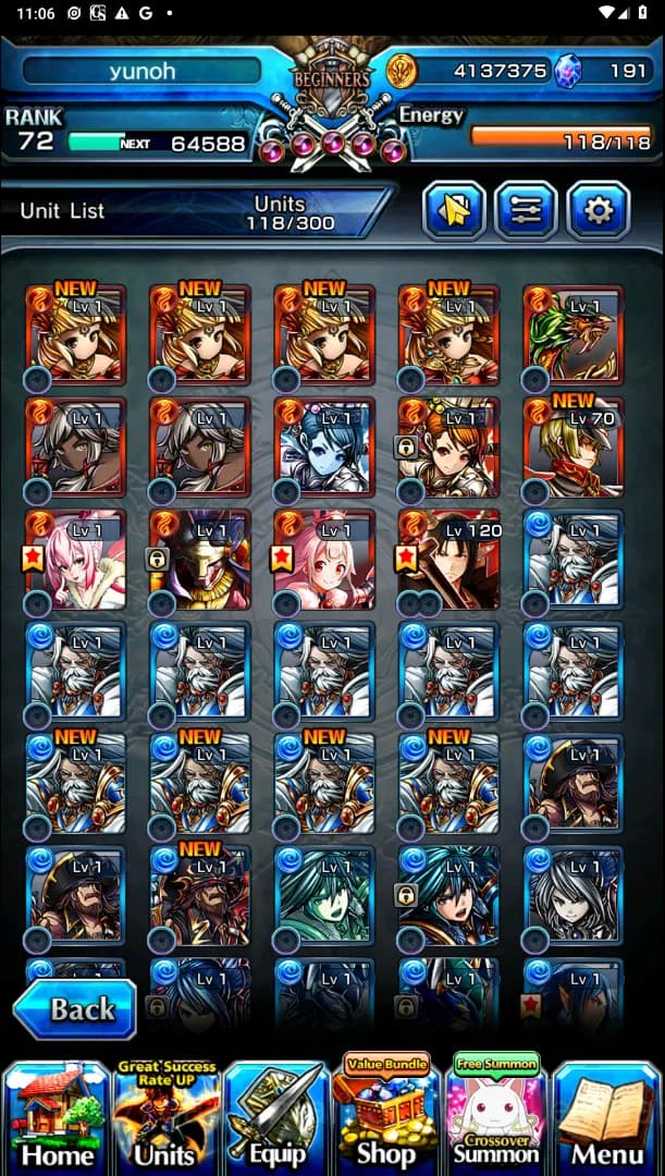 Grand Summoners Accounts Global| Ascend 16| Shadow, Islid HP, DLS Rimuru, B image 2