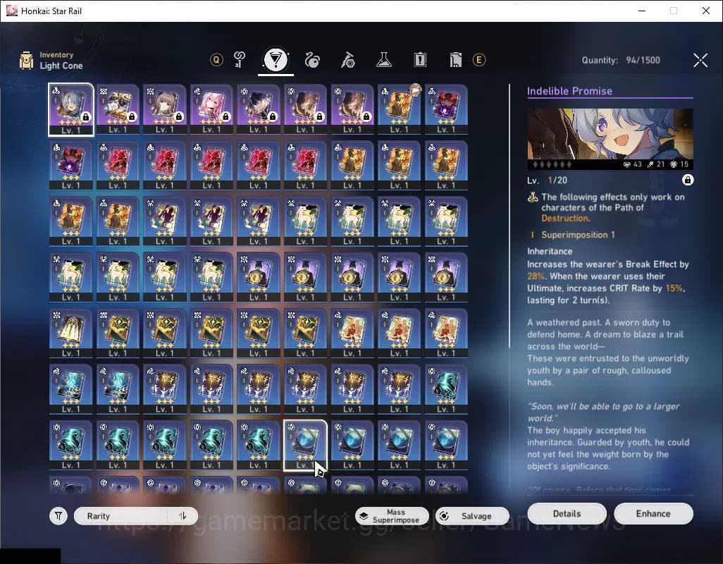 Honkai Star Rail Accounts ASIA|TL 3|Selector B5 ON+3 Golden Companion Spirit image 8