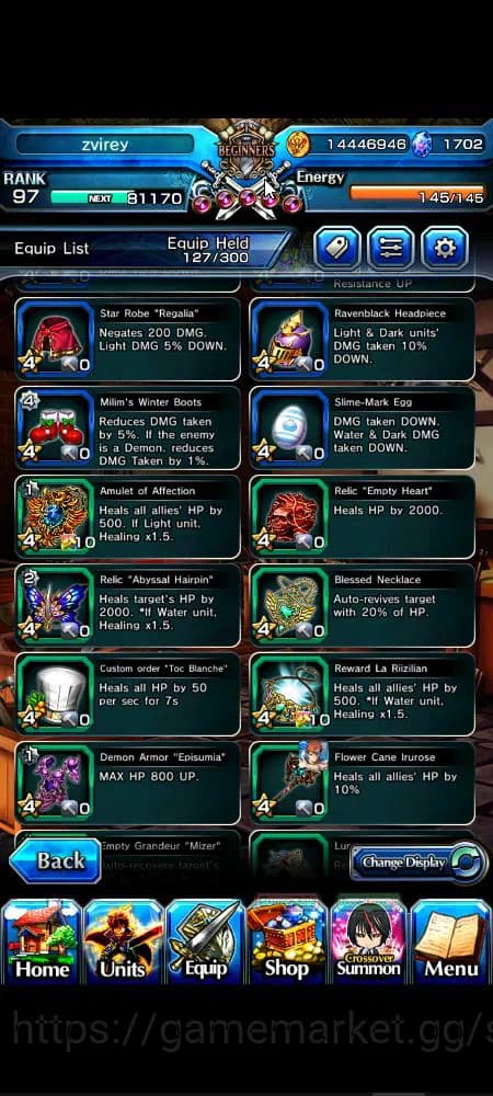 Grand Summoners Accounts Global|Rank 97|1,7k cc|9 Ascend+4 TW|[Roy,Okarun,E image 10