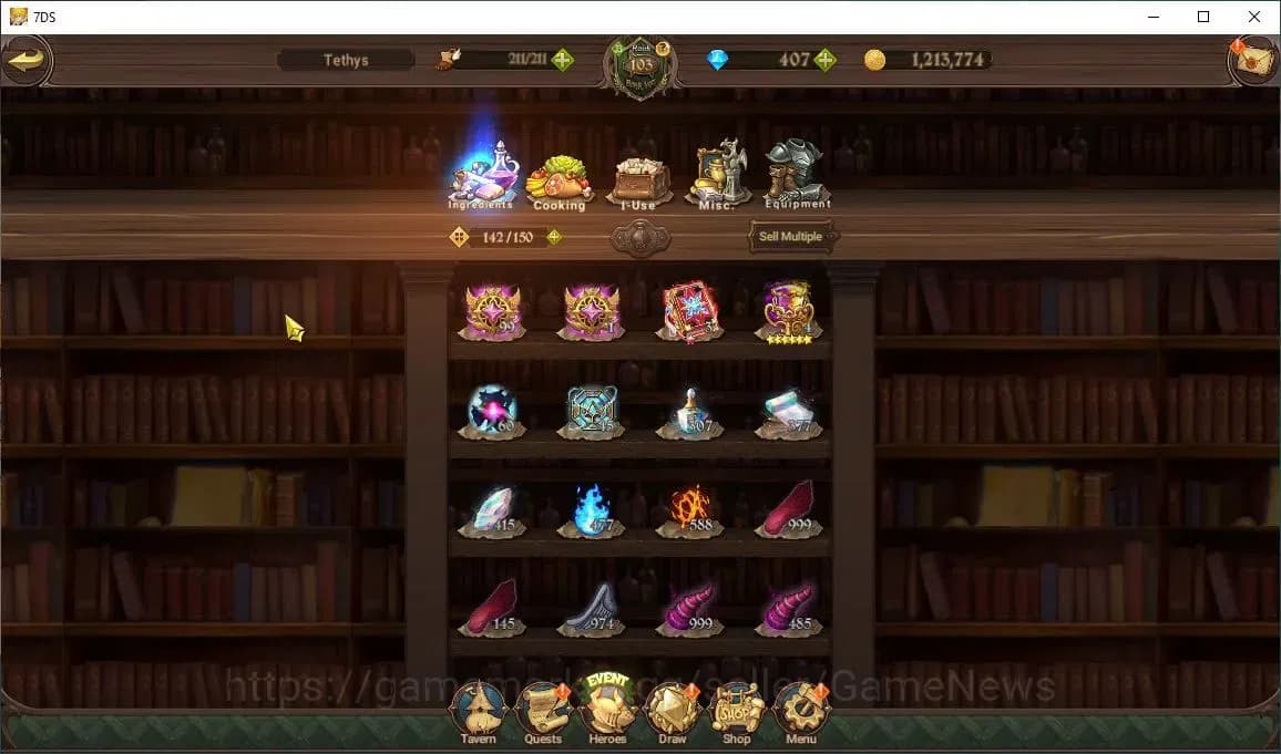 The Seven Deadly Sins: Grand Cross Accounts Asia|407 Dm|4,8M CC|3 LR+7 UR+Collab FF,ReZero|S&B image 16
