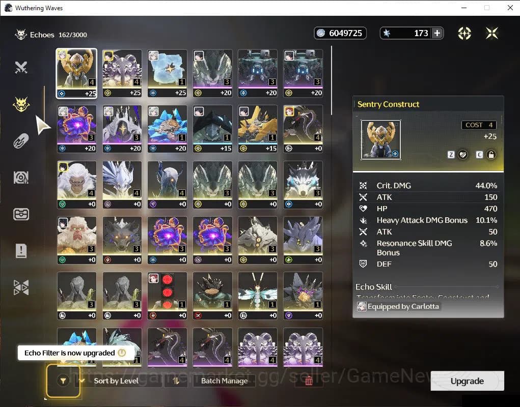 Wuthering Waves Accounts SEA | UL 31 | 1 Limited | Carlotta+Sign | MC Femal image 13