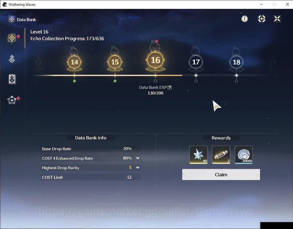 Wuthering Waves Accounts SEA | UL 31 | 1 Limited | Carlotta+Sign | MC Femal image 15