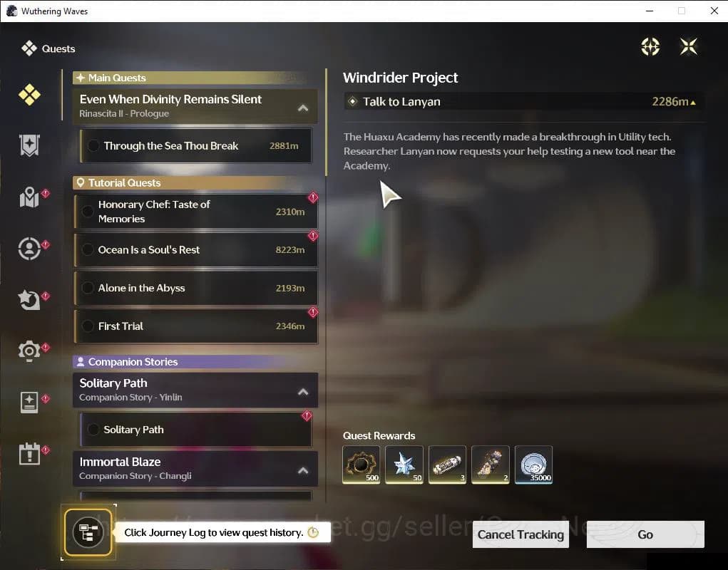 Wuthering Waves Accounts SEA | UL 31 | 1 Limited | Carlotta+Sign | MC Femal image 9