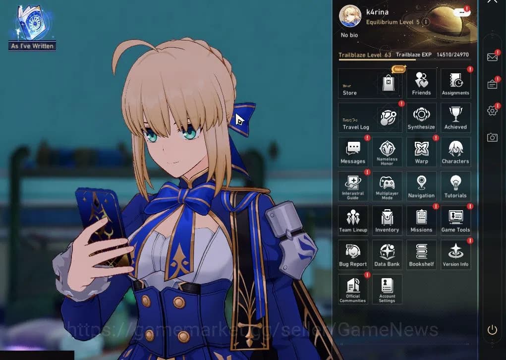 Honkai Star Rail Accounts ASIA | TL 63 | 5 Limited|(Saber E1,Sunday)+Sign Ar image 1