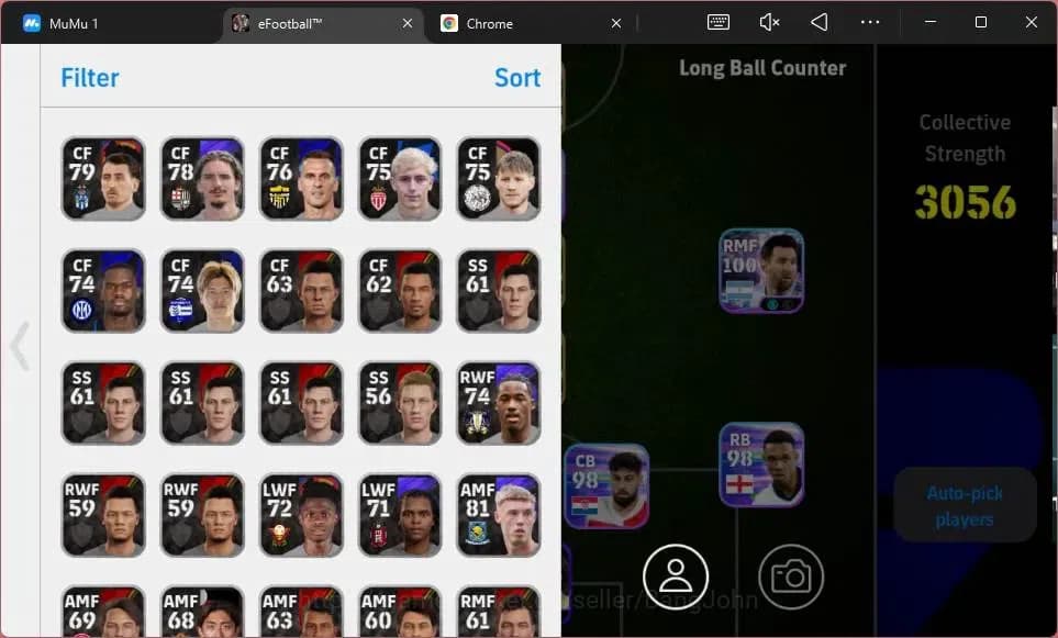 eFootball Accounts ANDROID|PW 3056|Epc Edmilson|Epc Wesley Sneijder|E image 3