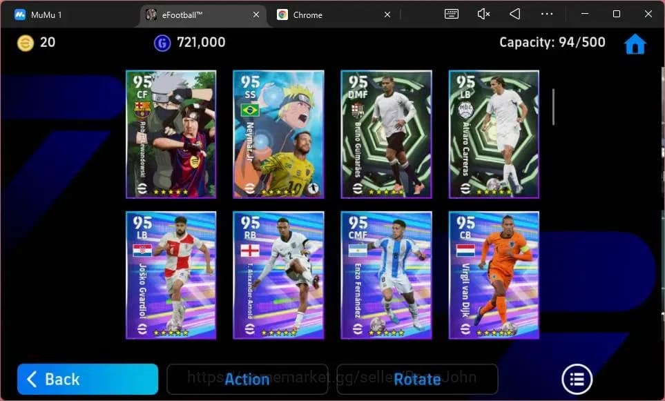eFootball Accounts ANDROID|PW 3056|Epc Edmilson|Epc Wesley Sneijder|E image 6