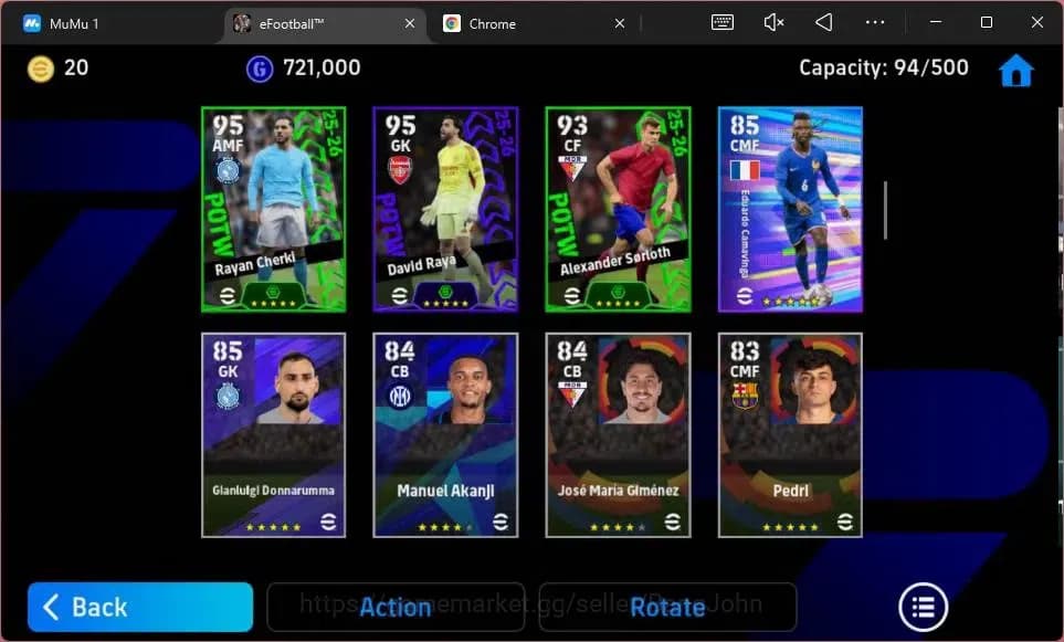 eFootball Accounts ANDROID|PW 3056|Epc Edmilson|Epc Wesley Sneijder|E image 7