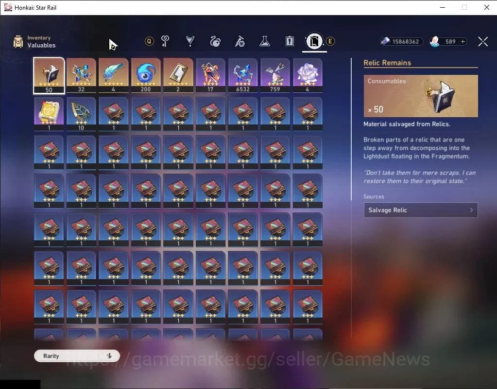 Honkai Star Rail Accounts Asia|TL 63|9 Limited|Castorice,Ashveil,Firefly,Dan image 10