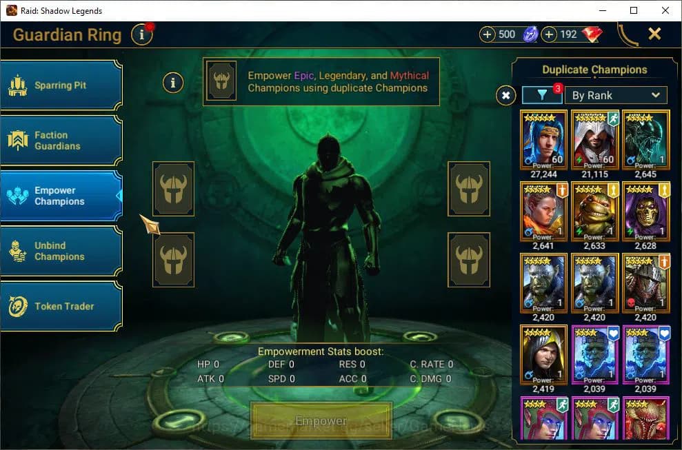 Raid: Shadow Legends Accounts Lv41 870K Power|1 Mythic(Androc)|20 Legend(Marichk image 18