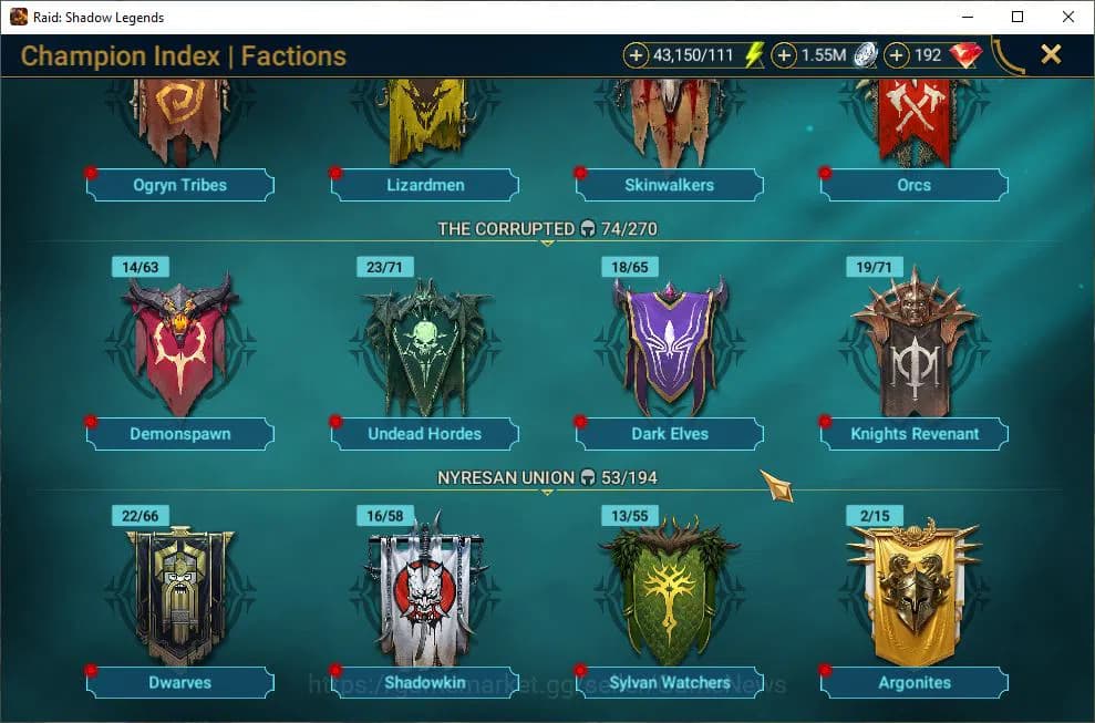 Raid: Shadow Legends Accounts Lv41 870K Power|1 Mythic(Androc)|20 Legend(Marichk image 3