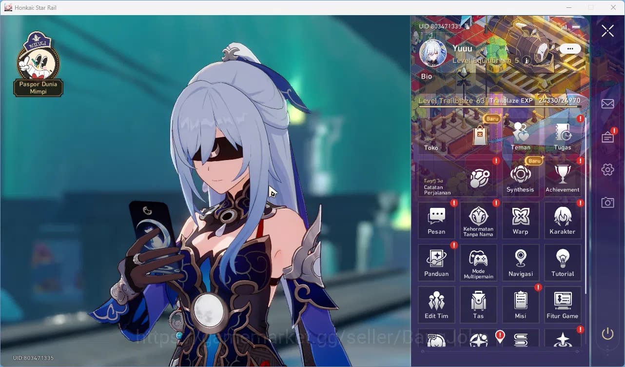 Honkai Star Rail Accounts ASIA|TL 63|6 limit|Jingliu,Dr.RatioSparkle,DanHeng image 1