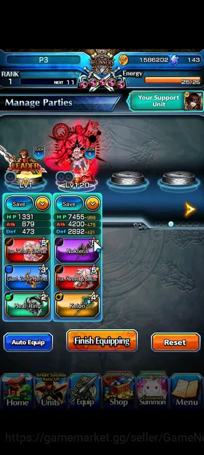 Grand Summoners Accounts Global|Rank 1|10 Ascend|InumutaTW,ChloeTW,S ChloeT image 1