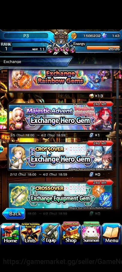 Grand Summoners Accounts Global|Rank 1|10 Ascend|InumutaTW,ChloeTW,S ChloeT image 7