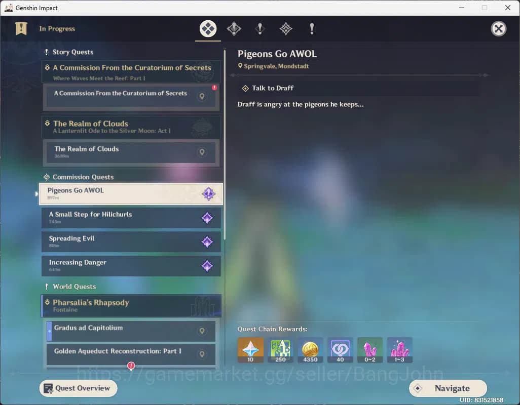 Genshin Impact Accounts ASIA|AR 59|23 limit+4Sign(5*Wpn)|PremTeam(Nefer,La image 4