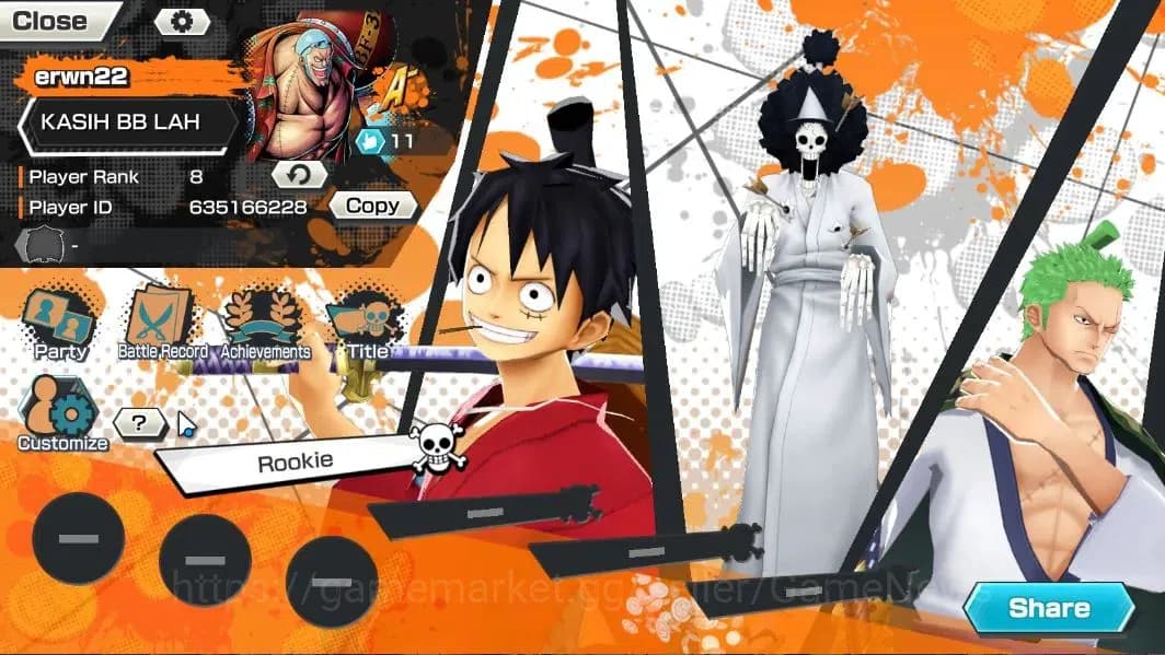 One Piece Bounty Rush Accounts Global|5EX|TSCA Kaido,TFE Marshall D.Teach,LH D.Ga image 2