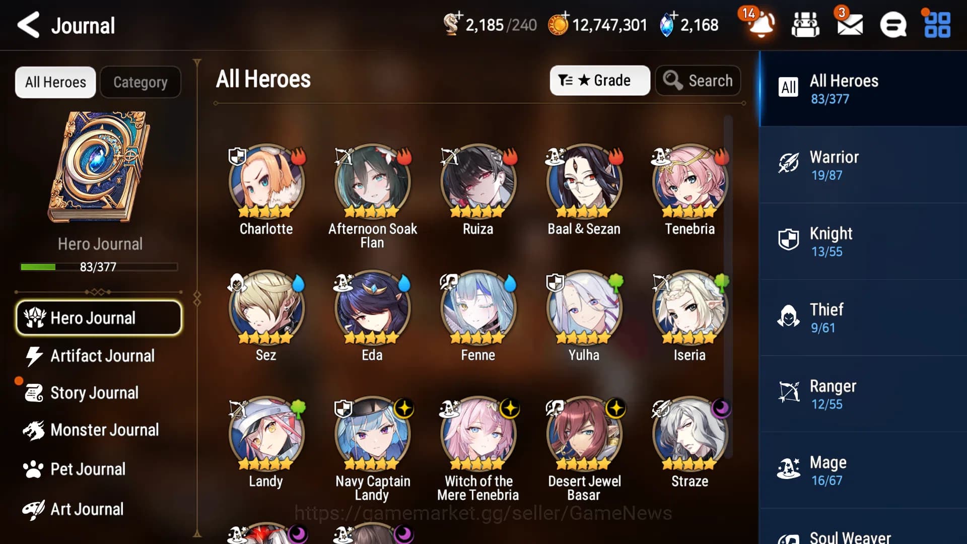 Epic Seven Accounts GLOBAL Unverif|Best ML|6 ML(Shepherd Dark Diane,WO image 12