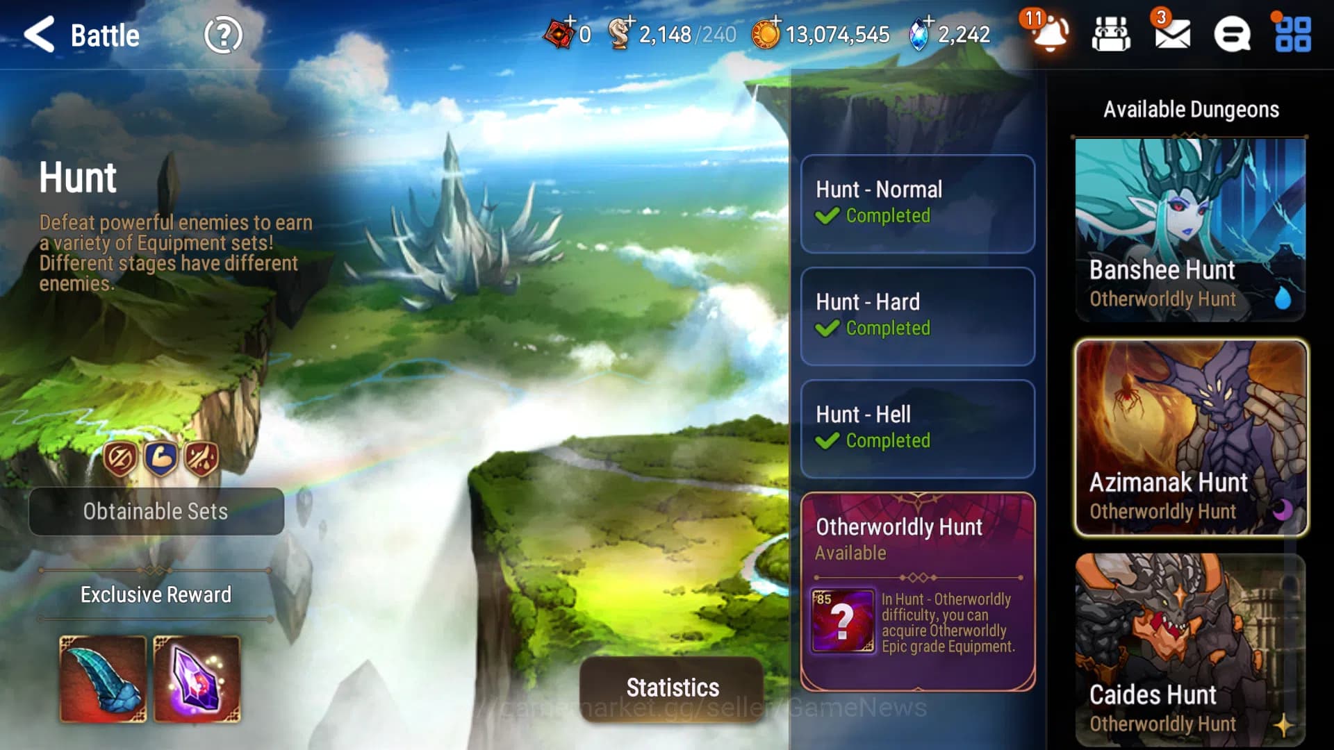 Epic Seven Accounts GLOBAL Unverif|Best ML|6 ML(Shepherd Dark Diane,WO image 3