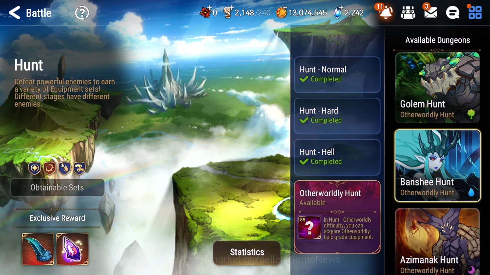 Epic Seven Accounts GLOBAL Unverif|Best ML|6 ML(Shepherd Dark Diane,WO image 4