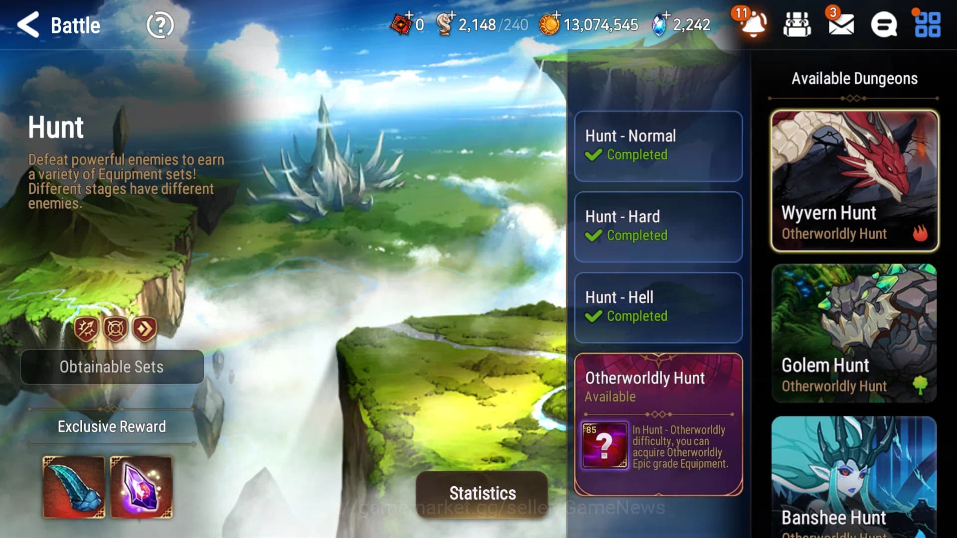 Epic Seven Accounts GLOBAL Unverif|Best ML|6 ML(Shepherd Dark Diane,WO image 6