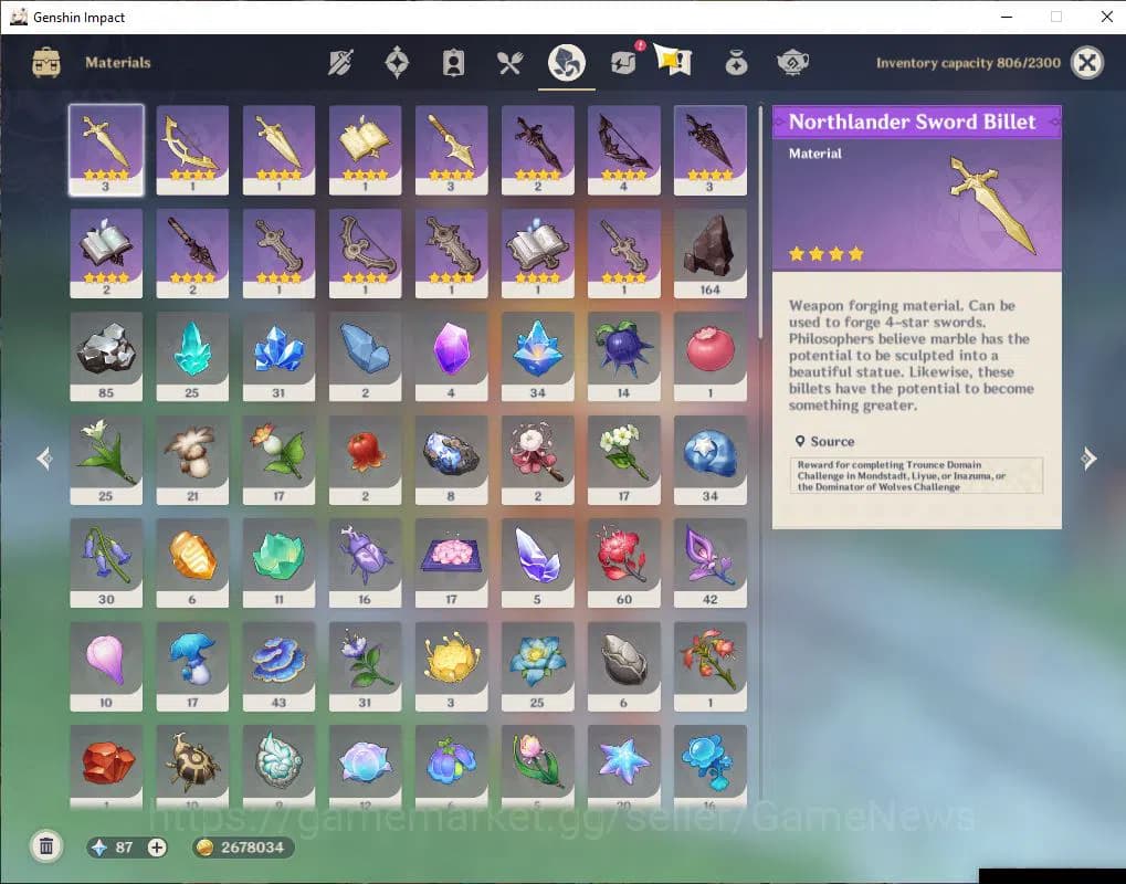Genshin Impact Accounts ASIA|AR 58|13 Limit+13(*5WeP)|(Shenhe,YaeMiko,Xiao image 9