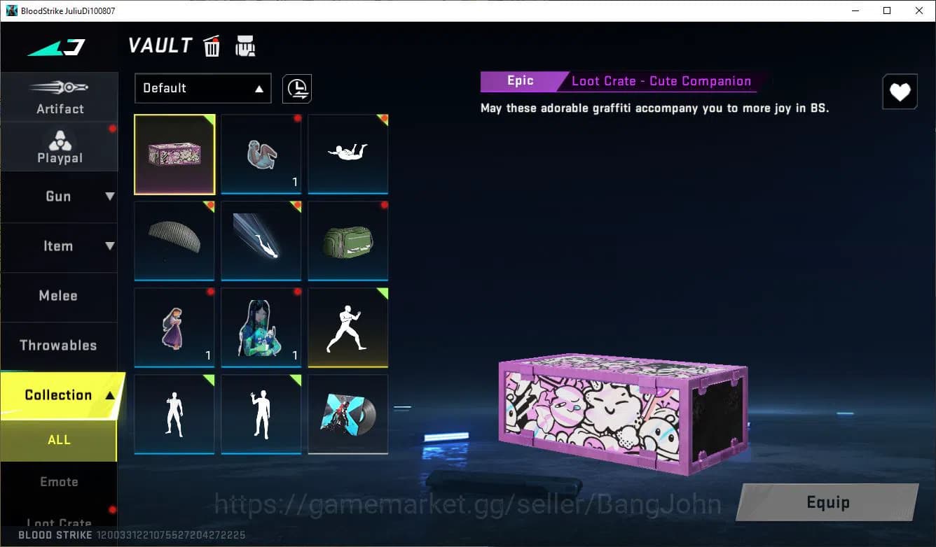 Blood Strike Accounts ASIA|ULTRA=M4A1,MORE DETAIL CEK SS BS554B image 2