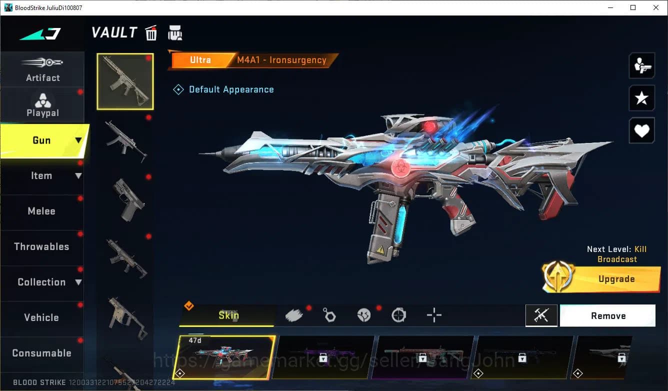 Blood Strike Accounts ASIA|ULTRA=M4A1,MORE DETAIL CEK SS BS554B image 5
