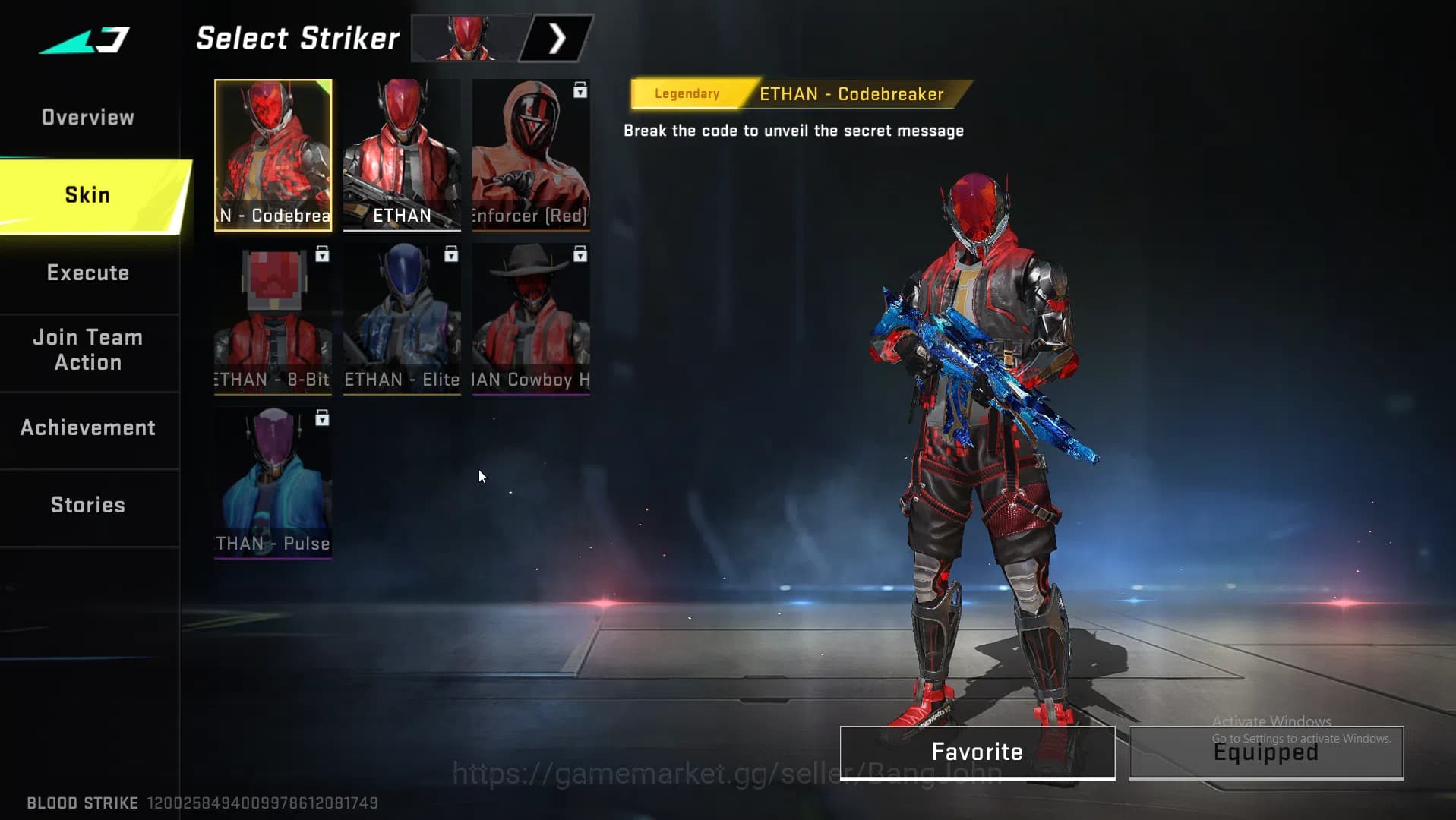 Blood Strike Accounts ASIA|Eternal AK47 | Collab MCX EVA | Ultra INP9,Or image 16