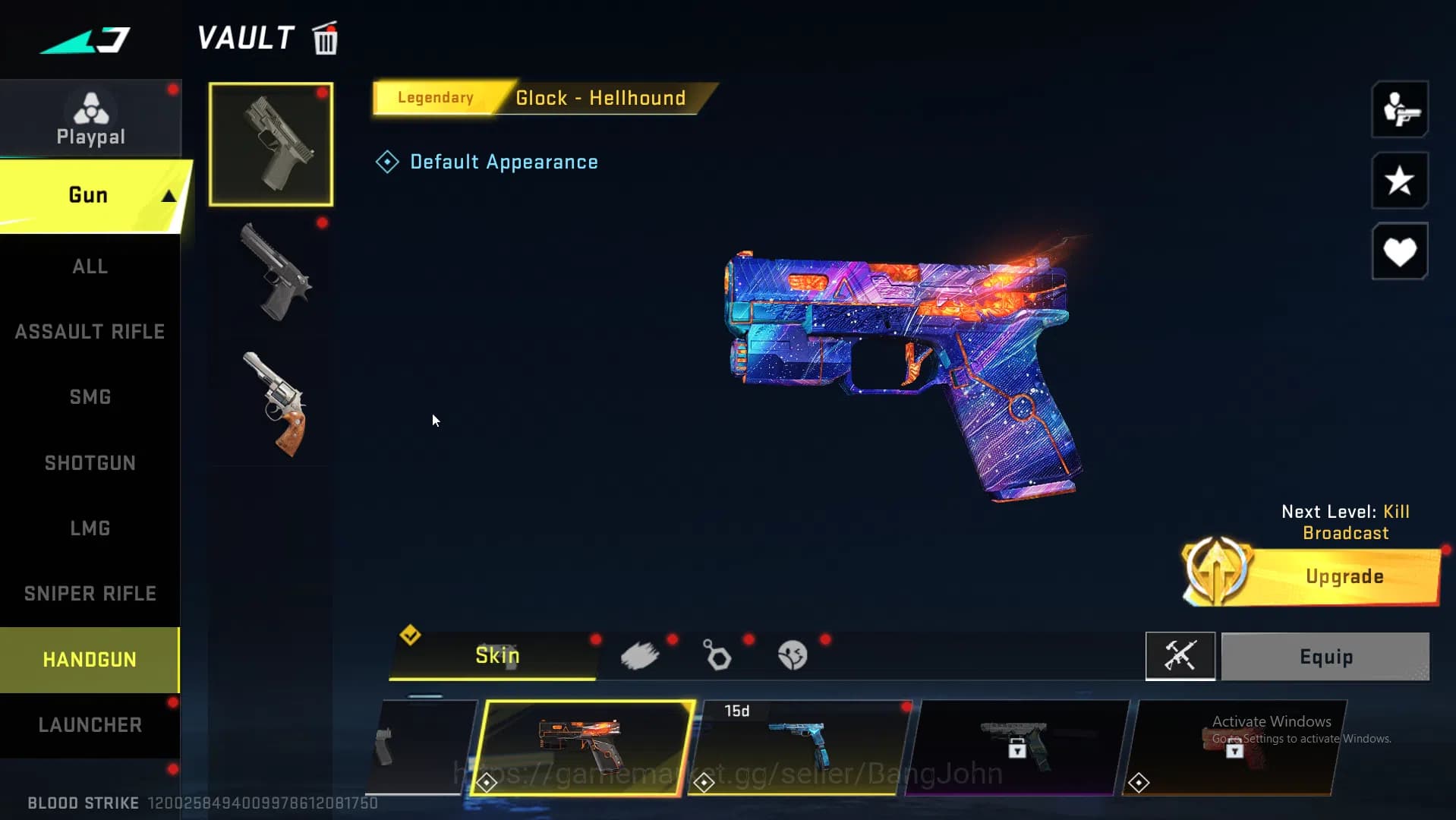 Blood Strike Accounts ASIA|Eternal AK47 | Collab MCX EVA | Ultra INP9,Or image 6
