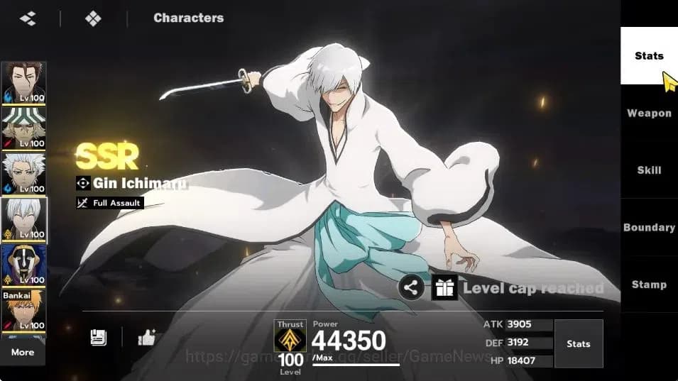 BLEACH: Soul Resonance Accounts NuverseSEA|LV 77|12 SSR [(AizenB6,Gin,Mayuri,Ichig image 14