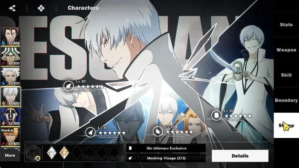 BLEACH: Soul Resonance Accounts NuverseSEA|LV 77|12 SSR [(AizenB6,Gin,Mayuri,Ichig image 16