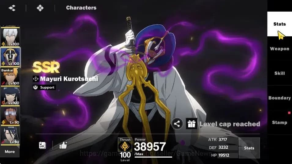BLEACH: Soul Resonance Accounts NuverseSEA|LV 77|12 SSR [(AizenB6,Gin,Mayuri,Ichig image 17